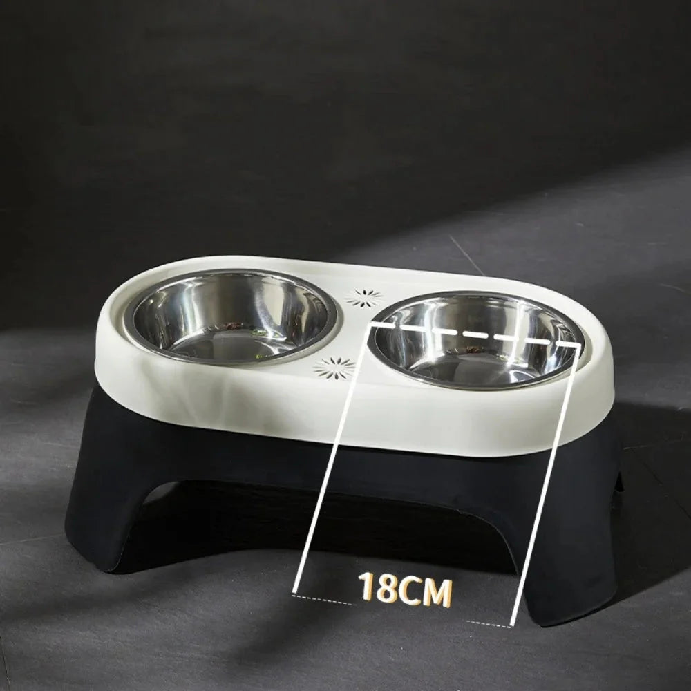 Elevated Food Bowl Pet Bowl Cat and Dog Supplies Leak Proof Pet Food Bowl and Feeder for Small Dogs Cats Pet Feeder Accessories
