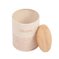 Country Living Dog Treat Canisters - Set of 2 Carbon Steel Jars with Bamboo Lids – White Swan