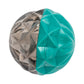 Country Living Geometric Textured Ball Dog Chew Toy, Interactive Rubber Toy for Mental Stimulation – Small