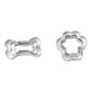 Country Living 6-Piece Stainless Steel Cookie Cutter Set (3 Paw-Shaped, 3 Bone-Shaped)