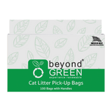 Cat Litter Pick-Up Bags with Handles - 100 bags