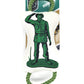 Retro Soldier with Squeaker & Crinkle Paper Plush Dog Toy