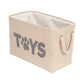 Country Living Foldable Fabric Dog Toy Storage Bin - Convenient Organizer for Pet Accessories