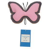 Country Living Canvas & Jute Butterfly-Shaped Dog Chew Toy – Durable, Safe and Non-Toxic