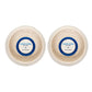 Country Living Set of 2 Natural Fiber Dog Bowls – White Swan
