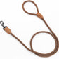 4 feet rope dog leach with lather handle