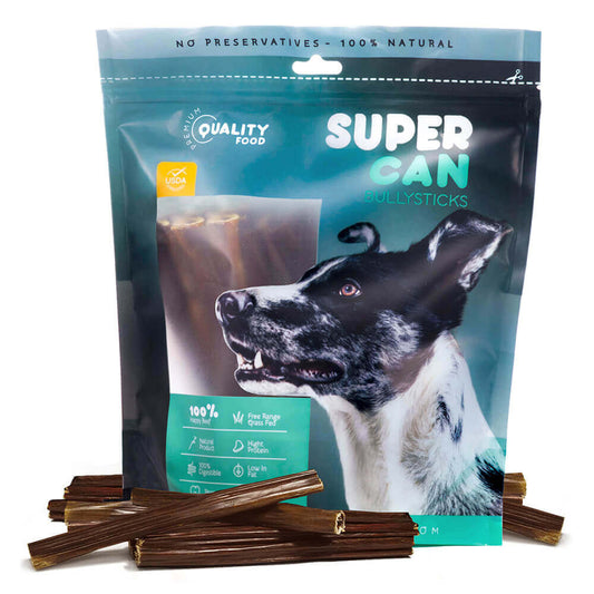 6" Beef Gullet Sticks 8oz (25-Pack)