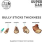 12" Standard Bully Sticks