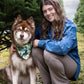 Evergreen Explorer Dog Bandana & Matching Keychain