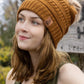 Sequoia Ribbed Knit Hat with Pom