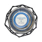Country Living Elevated Single Dog Bowl Feeder – Geometric Design with Removable Stainless Steel Bowl