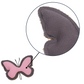 Country Living Canvas & Jute Butterfly-Shaped Dog Chew Toy – Durable, Safe and Non-Toxic