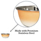 Deep Dog Bowl – Stainless Steel Bowl, Ideal for Small, Medium & Large Dogs – Peach Coral