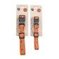 Nylon Dog Collar with Embroidered Giraffe Design/Animal Print, Secure & Adjustable Fit