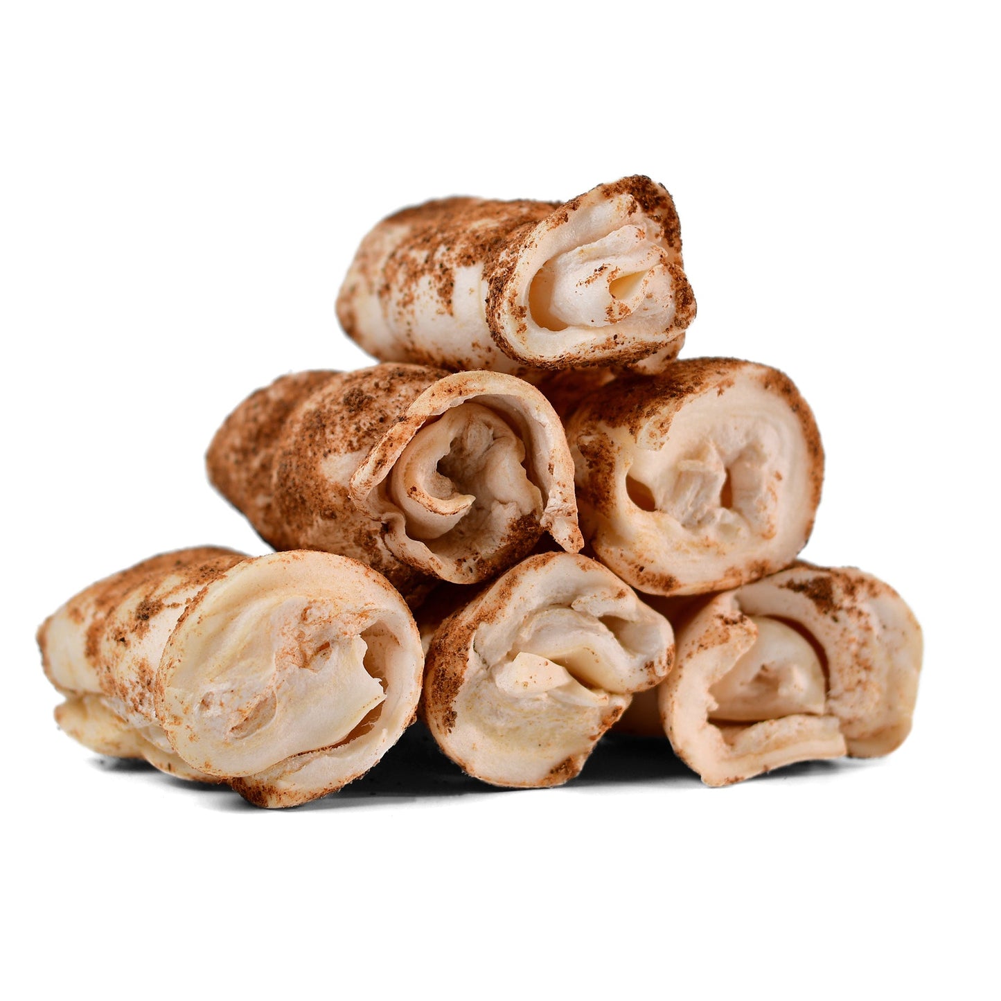 3"- 5" Liver Dusted Cheek Rolls 10 pcs bag