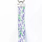 Lavender Blooms Wristlet Keychain