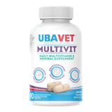 UBAVET MULTIVIT Daily Vitamin and Mineral Tablet for Dogs – Comprehensive Nutritional Support – (90 ct)