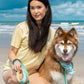 Seaside Sips Dog Bandana & Matching Keychain
