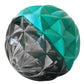 Country Living Geometric Textured Ball Dog Chew Toy, Interactive Rubber Toy for Mental Stimulation – Small