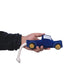 Country Living Faux Leather Blue Pickup Truck Dog Chew Toy, Durable, Safe and Non-Toxic