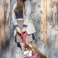 Wine Plaid Dog Bandana