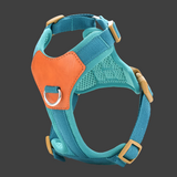 HP374--Retro Pet Harness for dogs，Adjustable webbing and High-quality PU Leather，Breathable mesh lining.