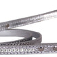 Dog, Puppy & Pet Designer Croc Leash, "One Row Clear Crystal"